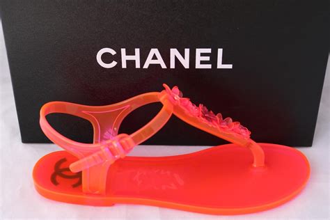 chanel eu38 thong tradesy|Authentic Chanel Size EU 38 Pink Thong Sandals .